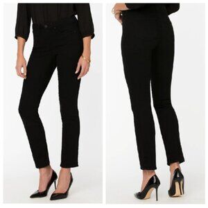 NWT NYDJ Black Sheri Slim LiftXTuck High Rise Jeans